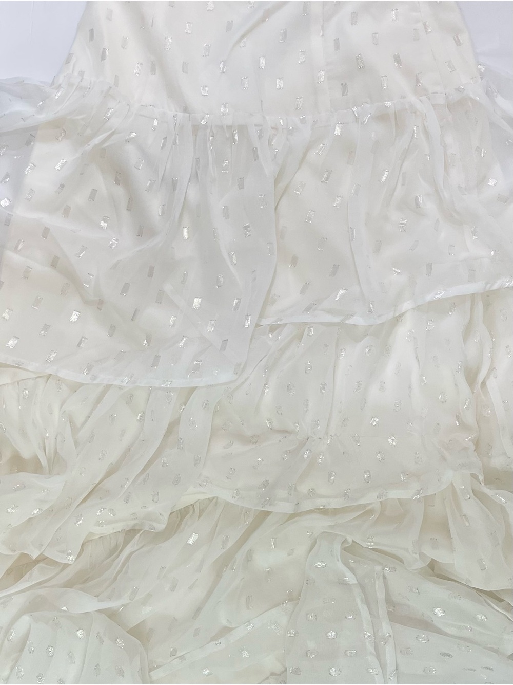 En Saison Cream Tiered Ruffle Maxi Skirt - Women - Picture 15 of 15